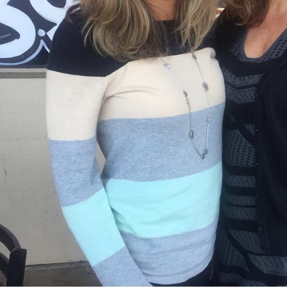 Market & Spruce Striped Abrielle Sweater - Picture 4 of 10